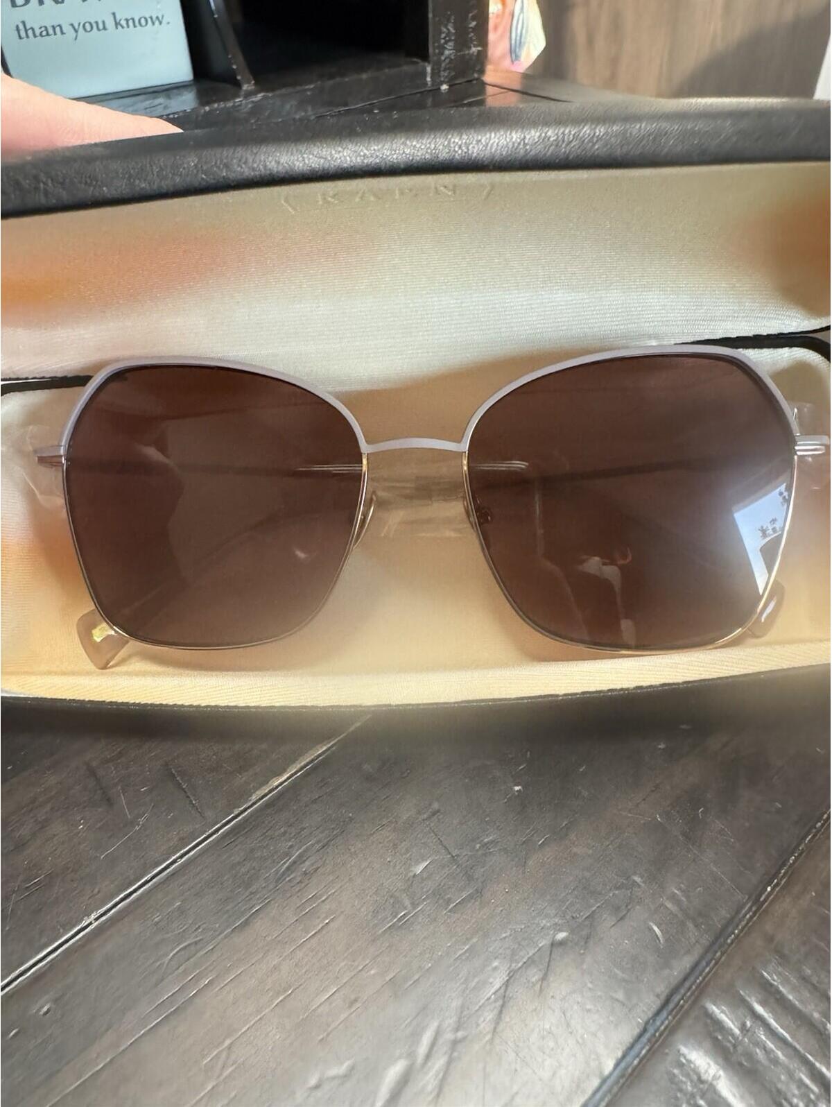 Nwt Raen Zhana Titanium Sunglasses In Silk/Teak (Sz 57) Polarized Uvb/Uva — image 2 of 5